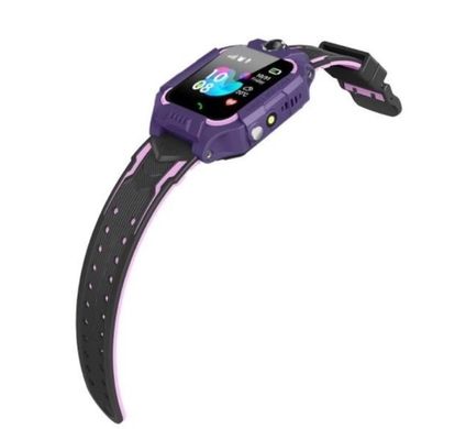 Детские смарт-часы Q19 с GPS-трекером, SIM-картой, Фиолетовые