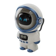 Розумний Астронавт Bluetooth колонка, TF карта, FM годинник, AI, розумний домофон, аудіо