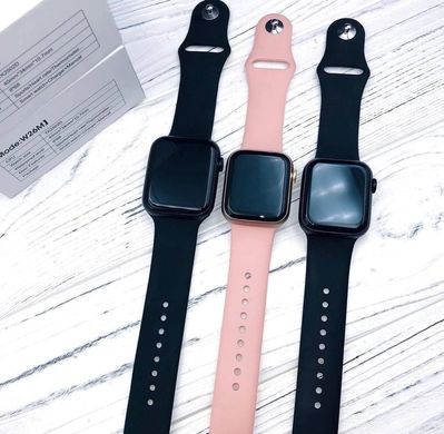 Смарт-часы W26 (38 мм) в стиле Apple Watch с тонометром (русский язык)