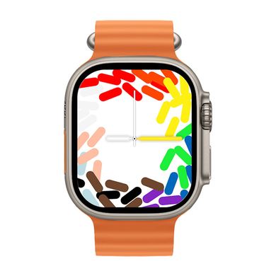 Смарт-годинник 9 series Ultra 2 AMOLED Display (два ремінці в комплекті) помаранчеві