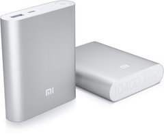 Xiaomi Mi Power Bank 10400 mAh Silver, Белый