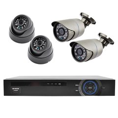 Комплект відеорегістратор та камери KN7904DP