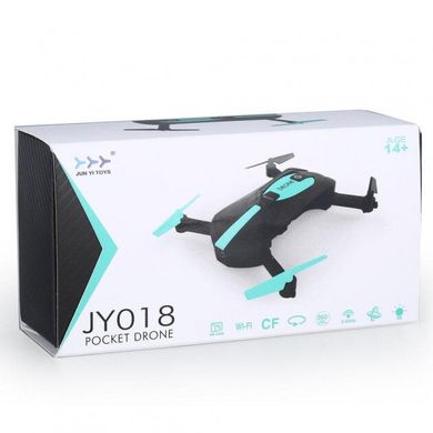 Квадрокоптер селфи-дрон JY018 с Wi-Fi-камерой, Черный