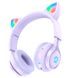 Навушники Bluetooth Hoco Cat W39, фіолетові