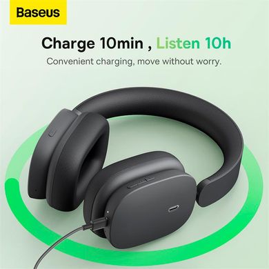 Безпровідні навушники Baseus H1 Grey Bluetooth ANC