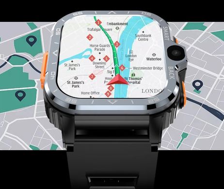 Смарт-годинник з GPS-картою та SIM-картою, Android 4G, Wi-Fi