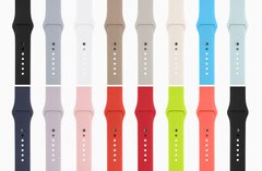 Силиконовые ремешки для смарт-часов (разные цвета)