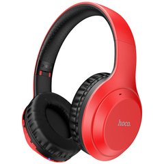 Бездротові накладні навушники блютуз з мікрофоном HOCO W30 Bluetooth Червоні