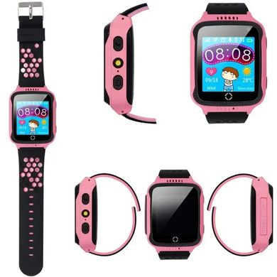 Дитячий смарт-годинник Q529 GPS з камерою, прослуховуванням, рожеві